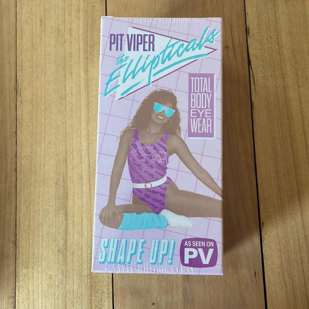 NIB *Pristine* Pit Viper “The Jetski Elliptical” Purple Sunglasses